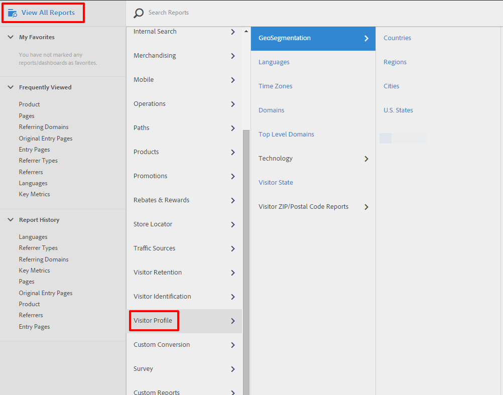 Omniture Visitor Profile